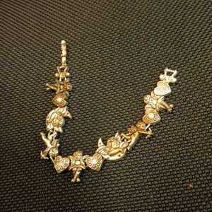 Silver Angel Charm Bracelet